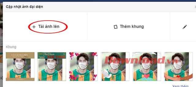 Tải lên ảnh đại diện của bạn lên Facebook