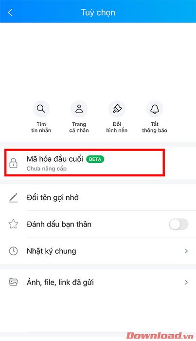 Chìa khóa bí mật: Mở tính năng mã hóa tin nhắn trên Zalo