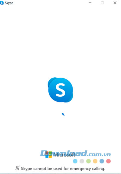 Đang tạo tài khoản trên Skype