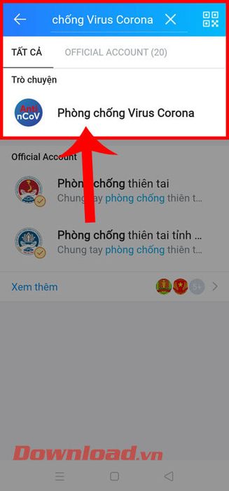 Chọn loại khai báo y tế và nhập số điện thoại 