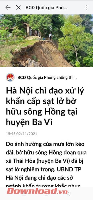 Thông tin chi tiết về mưa bão