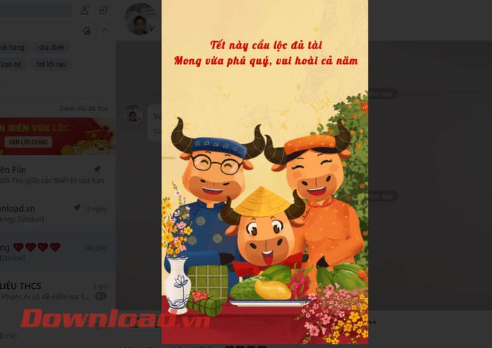 Nhãn dán Tân niên vạn lộc