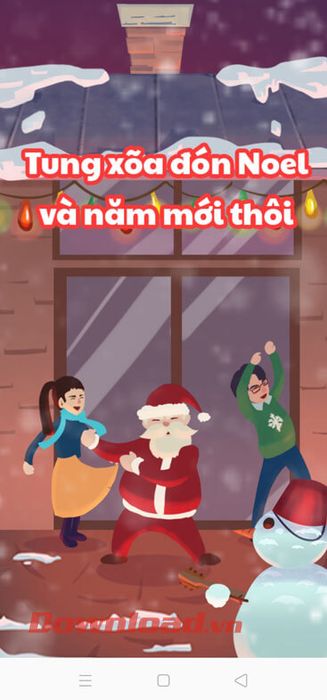Hiệu ứng sticker Noel