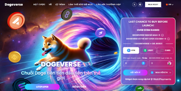 Dogeverse được dự đoán sẽ là đồng tiền tiếp theo đạt đỉnh!