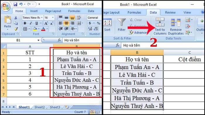 Tại Loại dữ liệu ban đầu, bạn chọn Delimited sau đó nhấn Next