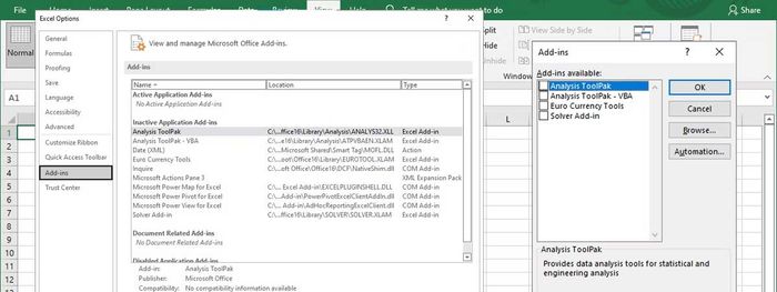 Add-In cho Excel