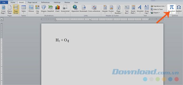 Công cụ Equation