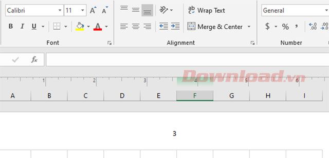 Hiển thị dữ liệu trên bảng tính Excel