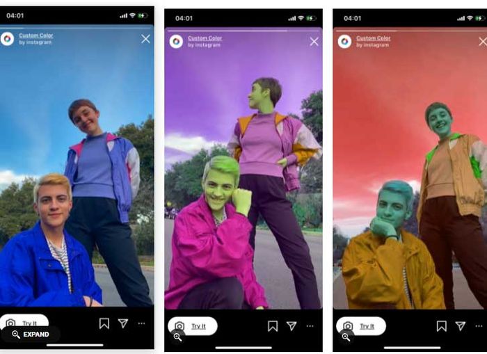 Màu Tùy Biến của @instagram