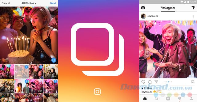 Đăng nhiều ảnh lên Instagram
