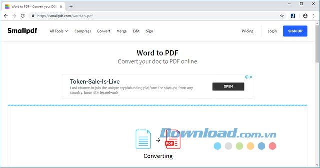 Quá trình chuyển đổi từ Word sang PDF