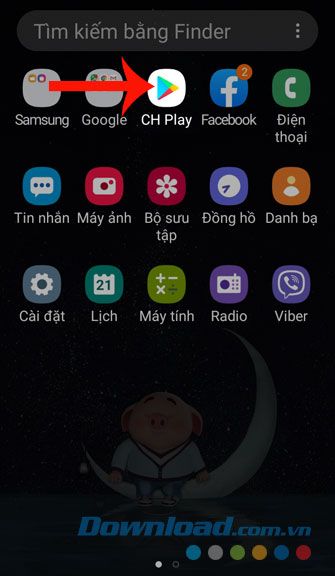 Mở ứng dụng Google Play