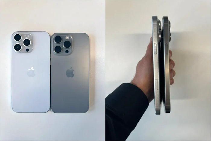 iPhone 16 Pro Max đang được so sánh với iPhone 15 Pro Max. Ảnh: ZoneofTech