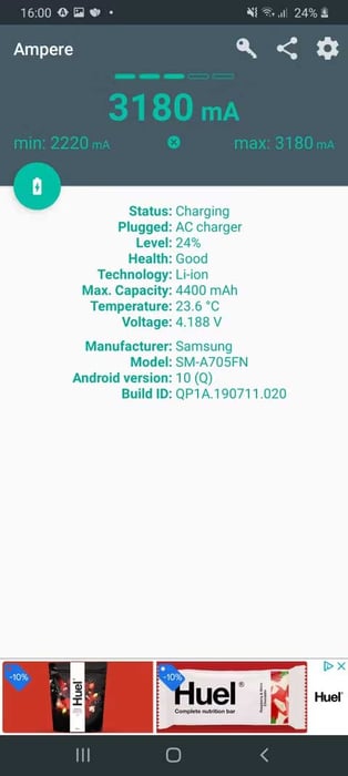 Ampere - Ứng dụng đo điện thoại