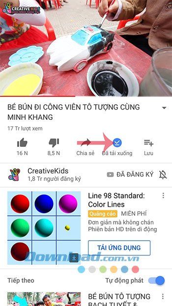 Tải Video YouTube thành công