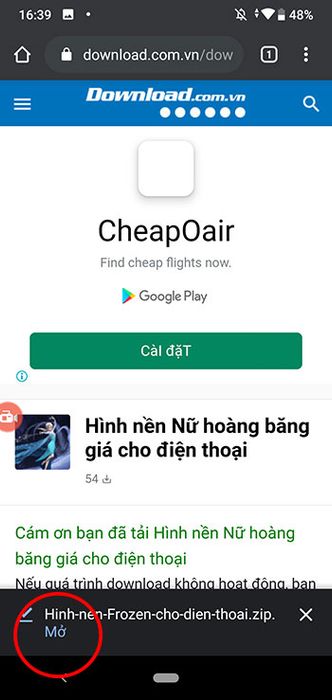 Mở file hình nền của Nữ hoàng băng giá