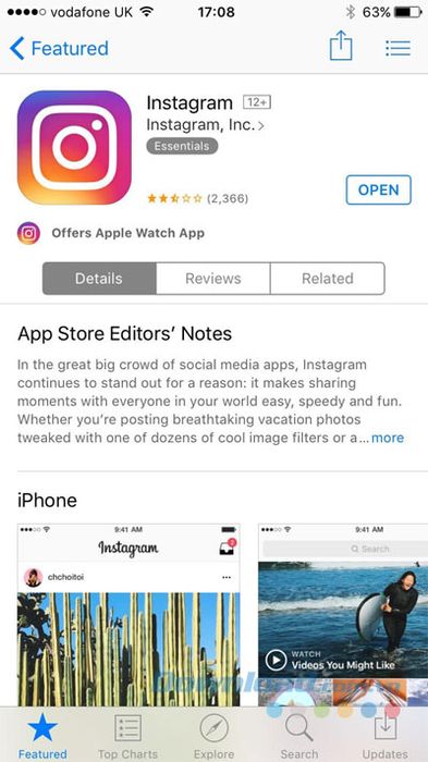 Tải app Instagram miễn phí ngay