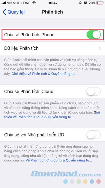 Phân tích giao diện