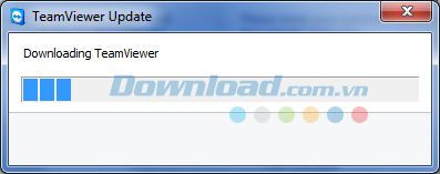 Quá trình Cập Nhật TeamViewer