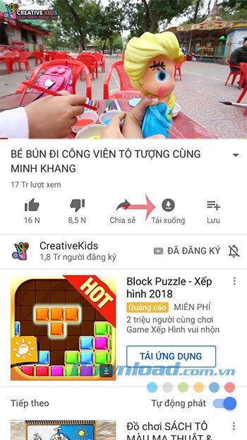 Tải Video từ YouTube