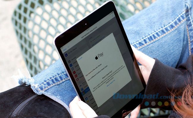 Thanh toán bằng Apple Pay trên iPad