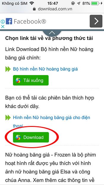 Chọn file đã tải về