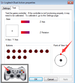 Kiểm tra joystick