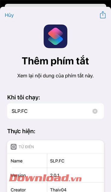 Phím tắt SLP.FC