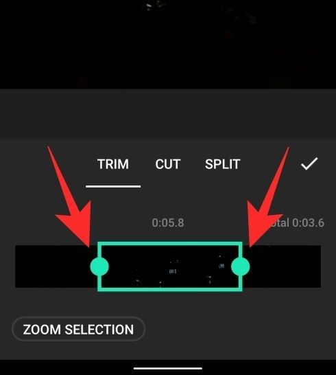 Chọn Zoom trên Inshot