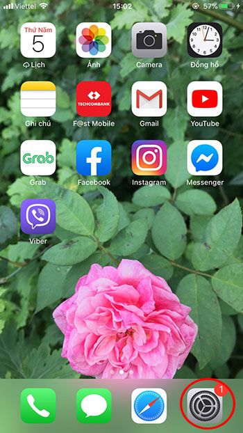 Màn hình chính của iPhone