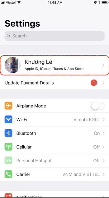 Tài khoản Apple