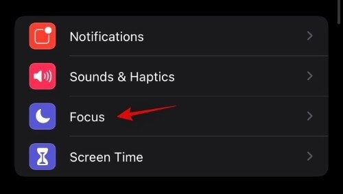 Tính năng Focus trên iOS 15