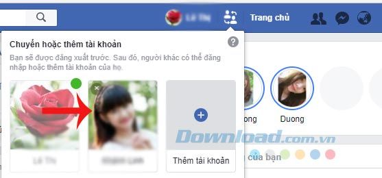 Chuyển tài khoản Facebook sang nơi mới