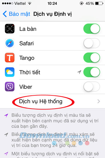 Dịch vụ hệ thống