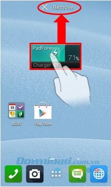 Vô hiệu hóa Widget