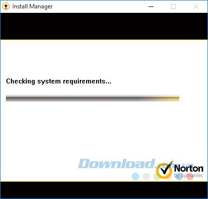 Thiết lập Norton Security Scan.