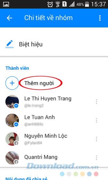 Thêm thành viên mới