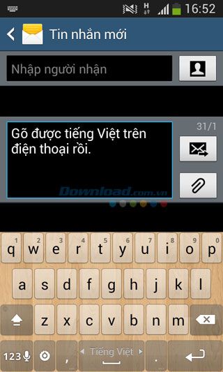 Bắt đầu gõ tiếng Việt