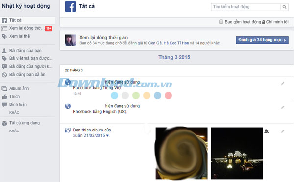 Hướng dẫn sử dụng timeline Facebook