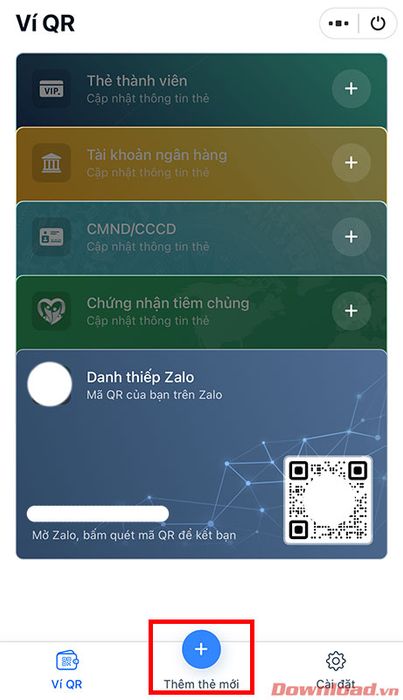 Hướng dẫn cách lưu mã QR vào ví Zalo