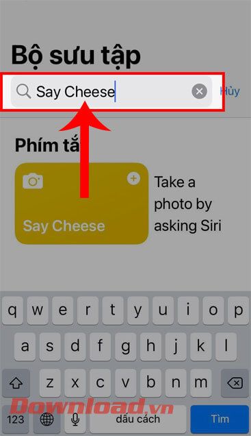 Nhập từ khóa 'Say Cheese'