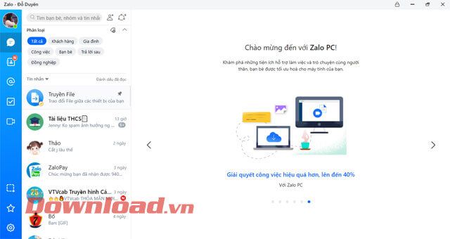 Giao diện đăng nhập Zalo trên máy tính hoặc laptop.