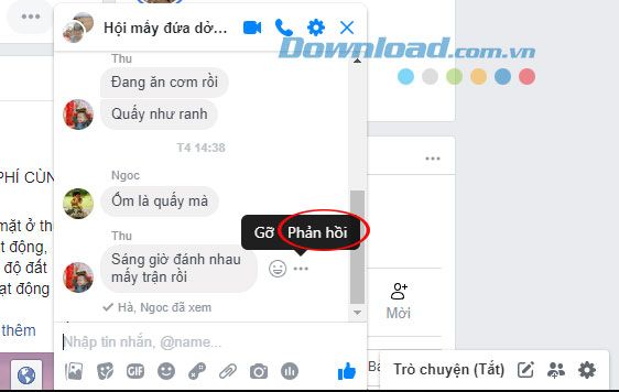 Tính năng mới trên Facebook Messenger