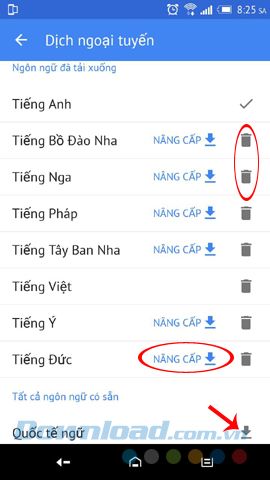 Các ngôn ngữ sử dụng trên Google Translate