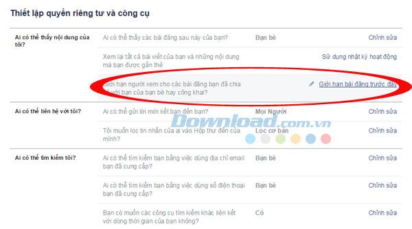 Ẩn bản thân trên Facebook