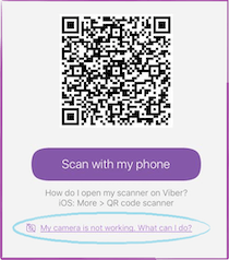 Sửa lỗi mã QR Viber không hoạt động