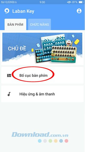 Cấu Hình Bàn Phím Laban Key