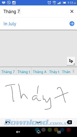 Dịch hình vẽ tay bằng Google Translate