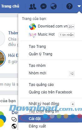 Hướng dẫn cài đặt Facebook