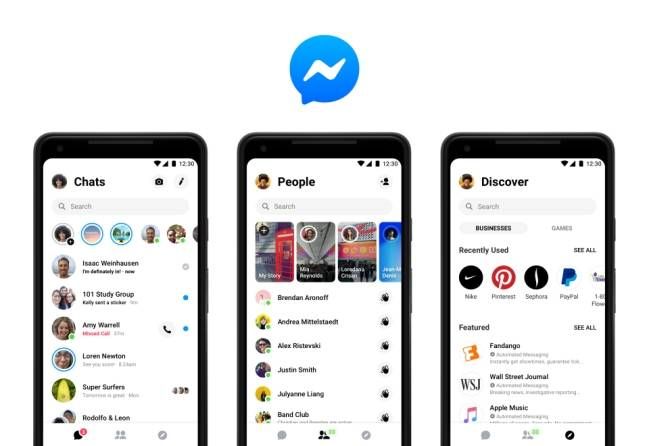 Facebook Messenger 4 có giao diện đơn giản